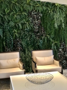 Painel verde vertical permanente